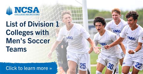 top division 1 soccer schools|best d1 men's soccer.